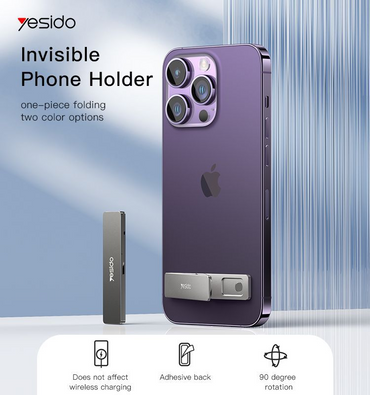 Mini Metal Foldable Phone Holder | Convenient Invisible Foldable Mobile Phone