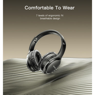 Over-Ear Wireless Headphones with Mic, Hi-Fi Stereo Sound, Bluetooth 5.3, Foldable Design