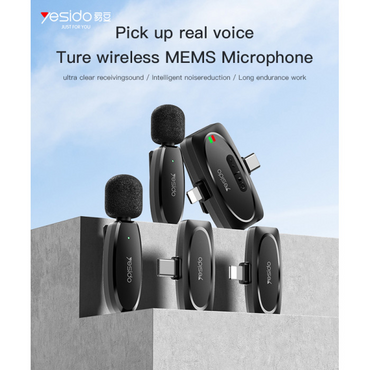 Portable Wireless Transmission 360 Pickup Voice Type-C Transmit Port Wireless MEMS Microphone