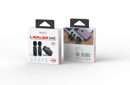 Portable 360 Pickup Voice IP Type-c 2 in 1 Transmit Port 2 Wireless MEMS Microphone