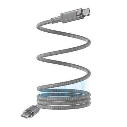 Yesido CA172C 1M Length TC To TC Built-in Intelligent Chip PD 60W Fast Charging Magnetic Saving Data Cable