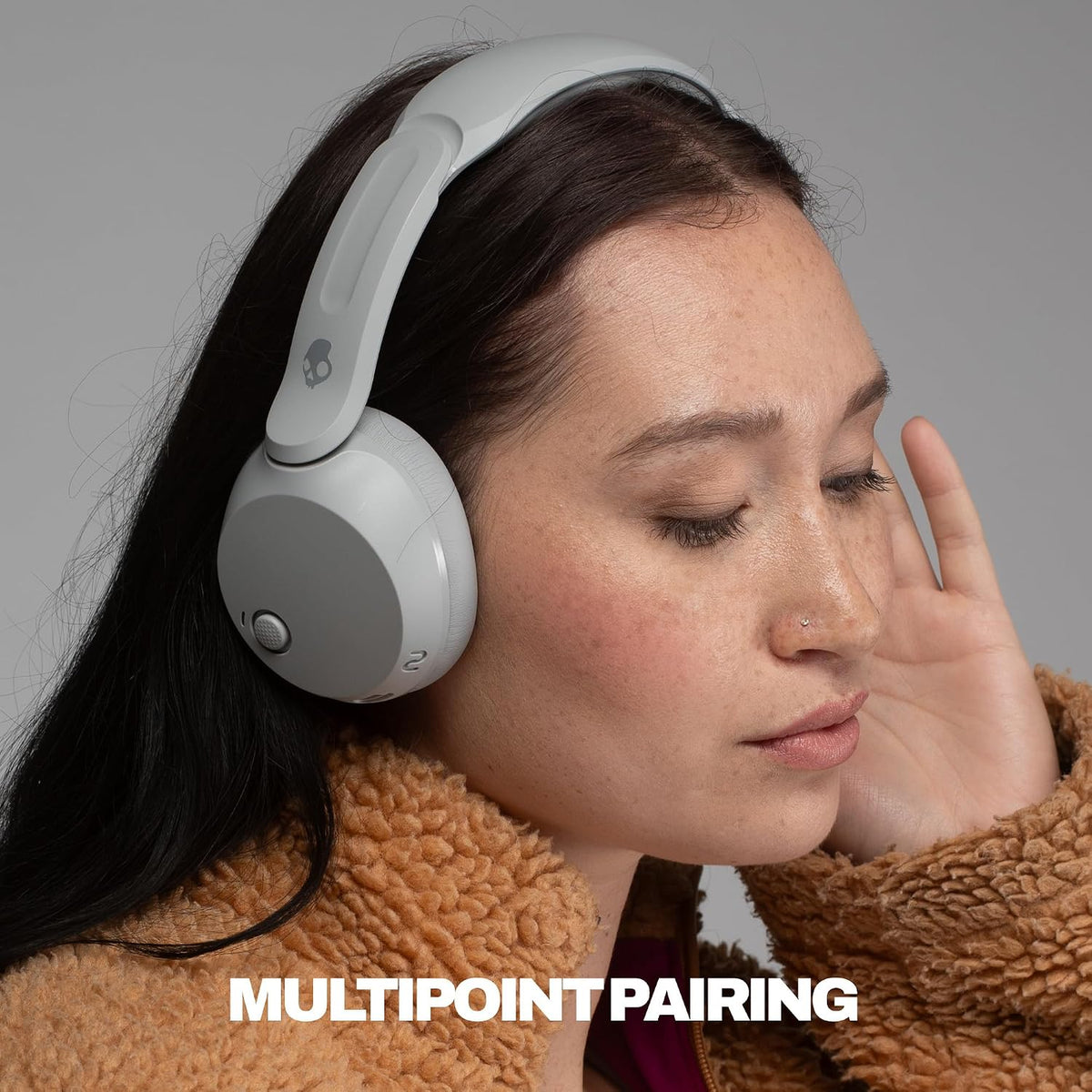 Skullcandy Icon 180 On-Ear Headphones - Bone White