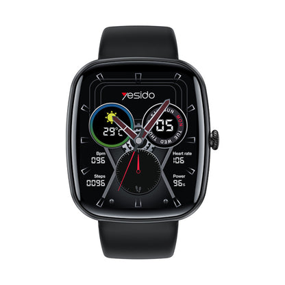 Yesido IO22 1.83 Inch Big Screen Real-time Message Notification Health Detection BT Smart Call Watch