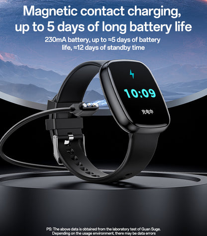 Yesido IO22 1.83 Inch Big Screen Real-time Message Notification Health Detection BT Smart Call Watch