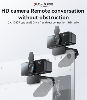 360 Rotation 1080P 2 Million Pixels Camera Built-in Microphone Autofocus 1.5M Line USB Camera