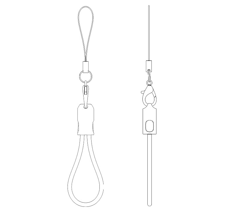 20CM 27W Type-C To IP OD4.0 Design With Premium Chips Zinc Alloy Portable Strip Data Cable