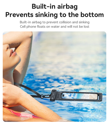 Buikt-in Airbag Large Capacity High Sealing Sensitive Touch Scree TPU Floating Waterproof Bag