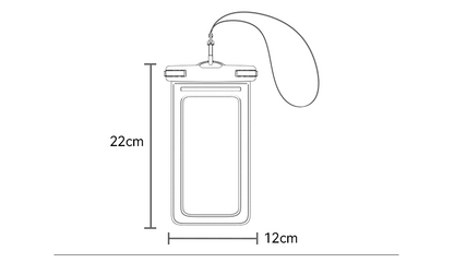 Buikt-in Airbag Large Capacity High Sealing Sensitive Touch Scree TPU Floating Waterproof Bag