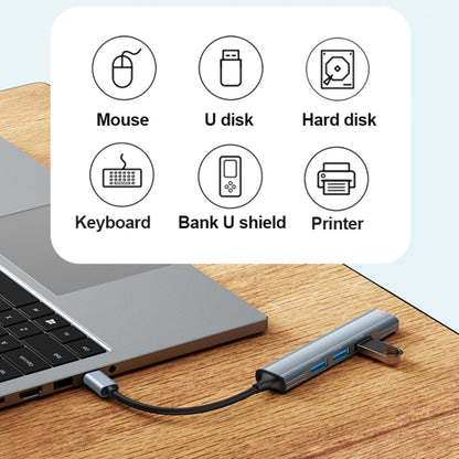 Yesido HB17 4-in-1 USB-C Multifunctional Docking Station Hub Adapter