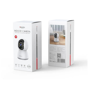 Yesido KM11 Smart WiFi Camera: 3MP 360° Panoramic Indoor Security with AI Auto-Tracking & Two-Way Audio - GADGETOLOGY