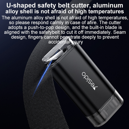 Multifunctional Seat Belt Cutting Emergency Vehicle Safety Hammer Glass Breaker
