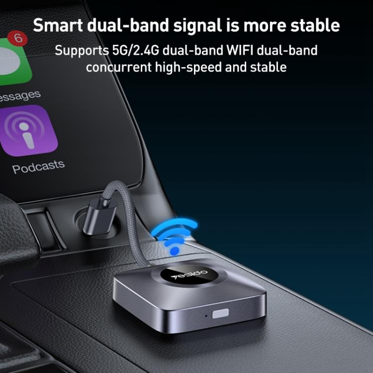 Wireless CarPlay Adapter Wired to Wireless Conversion for iPhone iOS