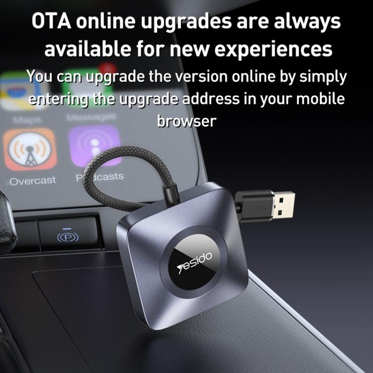 Wireless CarPlay Adapter Wired to Wireless Conversion for iPhone iOS