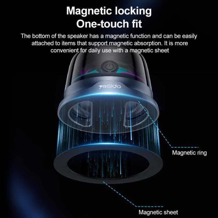 Yesido YSW32 RGB Mini Magnetic Wireless Speaker