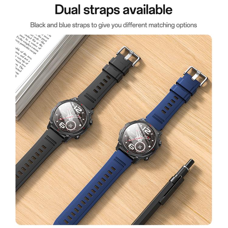 Yesido IO31 Smart Watch 1.43" AMOLED HD Screen BT Call Heart Rate IP68 Waterproof - GADGETOLOGY