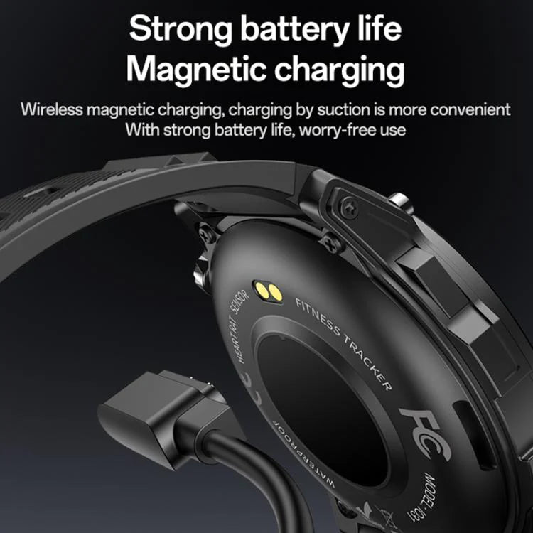 Yesido IO31 Smart Watch 1.43" AMOLED HD Screen BT Call Heart Rate IP68 Waterproof - GADGETOLOGY