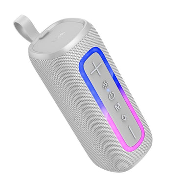 HOCO Portable Wireless Bluetooth Speaker – RGB Lights, Powerful Sound & Long Battery Life HC36 Black | Grey
