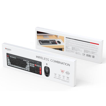 Wireless Keyboard and Mouse Combo 2.4GHz USB Nano Receiver for PC Laptop