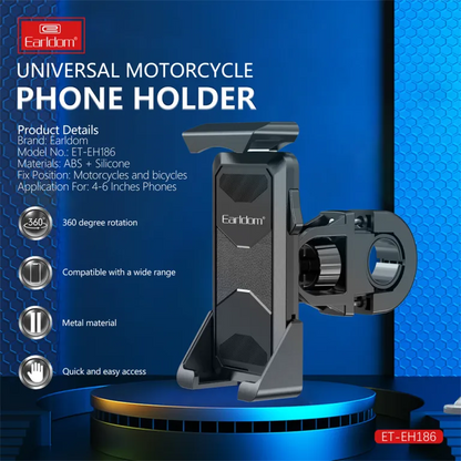 Motorcycle And Bike Phone Holder With Rearview Mirror Mount And Quick Release“ Premium Quality, Stylish & Durable Protective Case