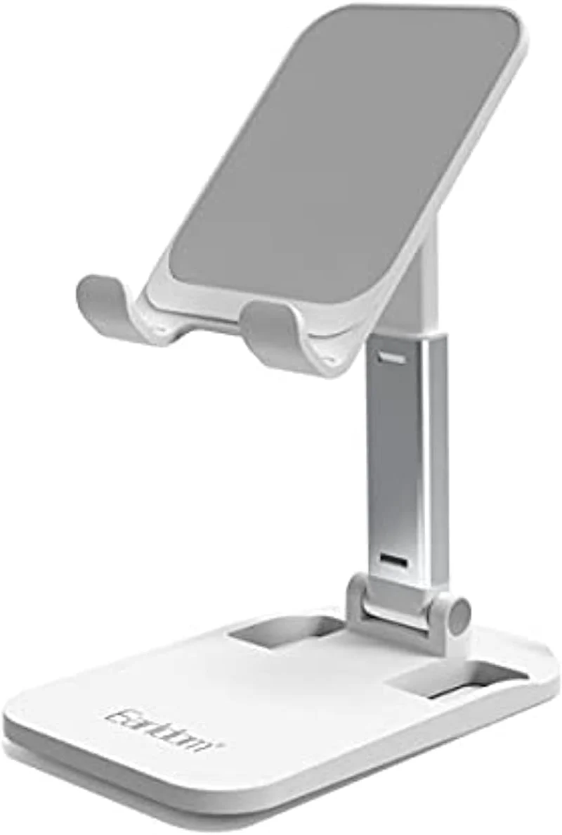 Device Table Stand Foldable Table Stand for Phone and Tablet with Adjustable Viewing Angl