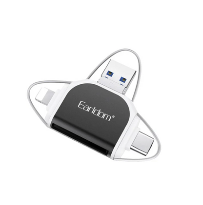 6 In 1 Otg Card Reader By Earldom“ Premium Quality, Stylish & Durable Protective Case