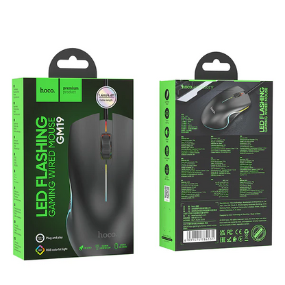 Wired Gaming Mouse With Luminous Led 1000 Dpi Quick Response“ Premium Quality, Stylish & Durable Protective Case