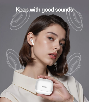BT5.3 ANC+ENC Noise Cancelling Wireless Earbuds In-Ear Headphones with Mic