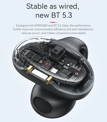 BT 5.3 Pulse 3.0 Long Battery Life Open Clip Wireless Earphones