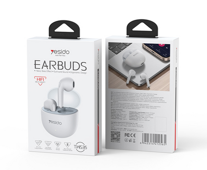 Tws Bluetooth 5 3 Earbuds With Anc Enc Hi Fi Sound Touch Control Usb C“ Premium Quality, Stylish & Durable Protective Case