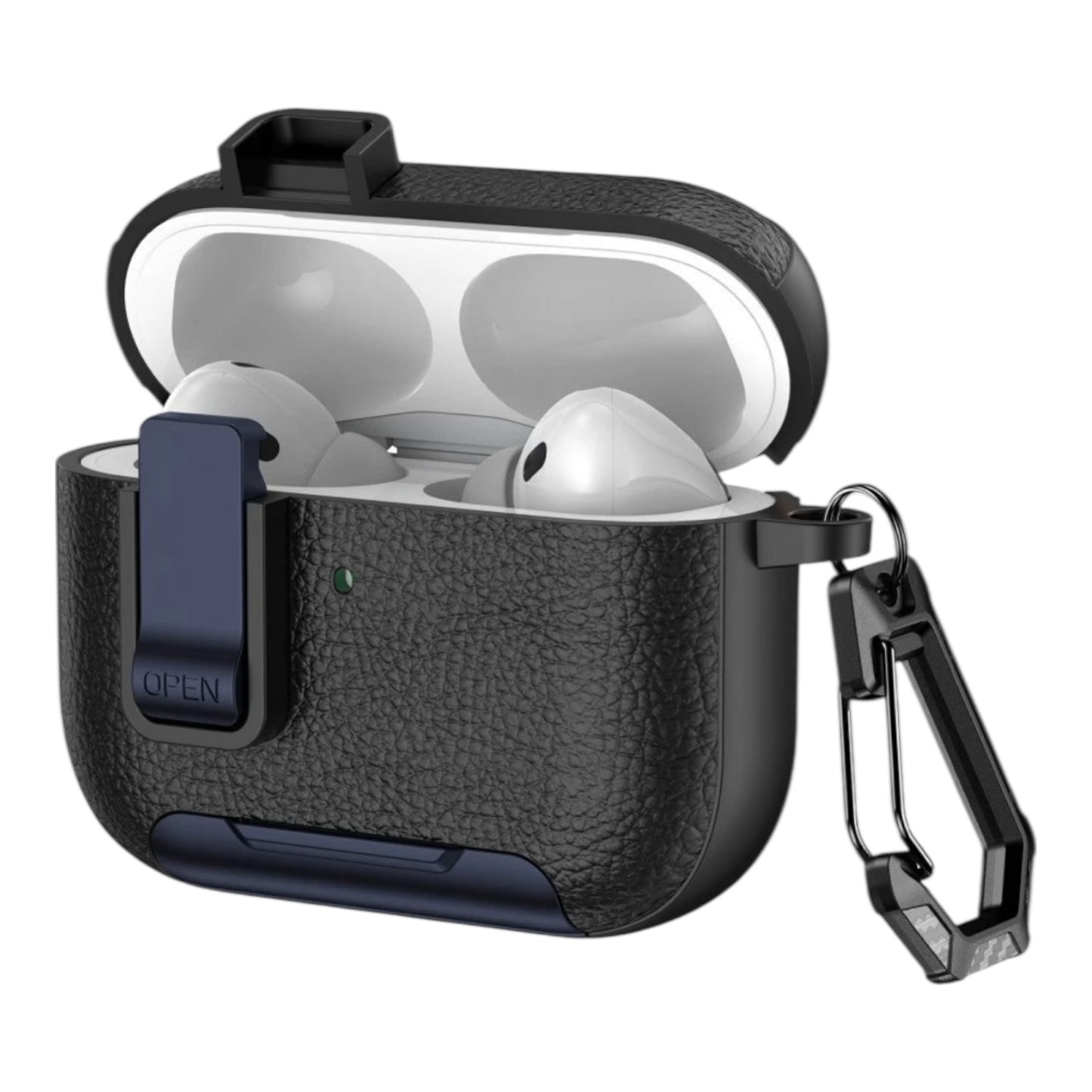 Case For Airpod Pro 3,Airpod 4. One Click Open - With Phone Stand