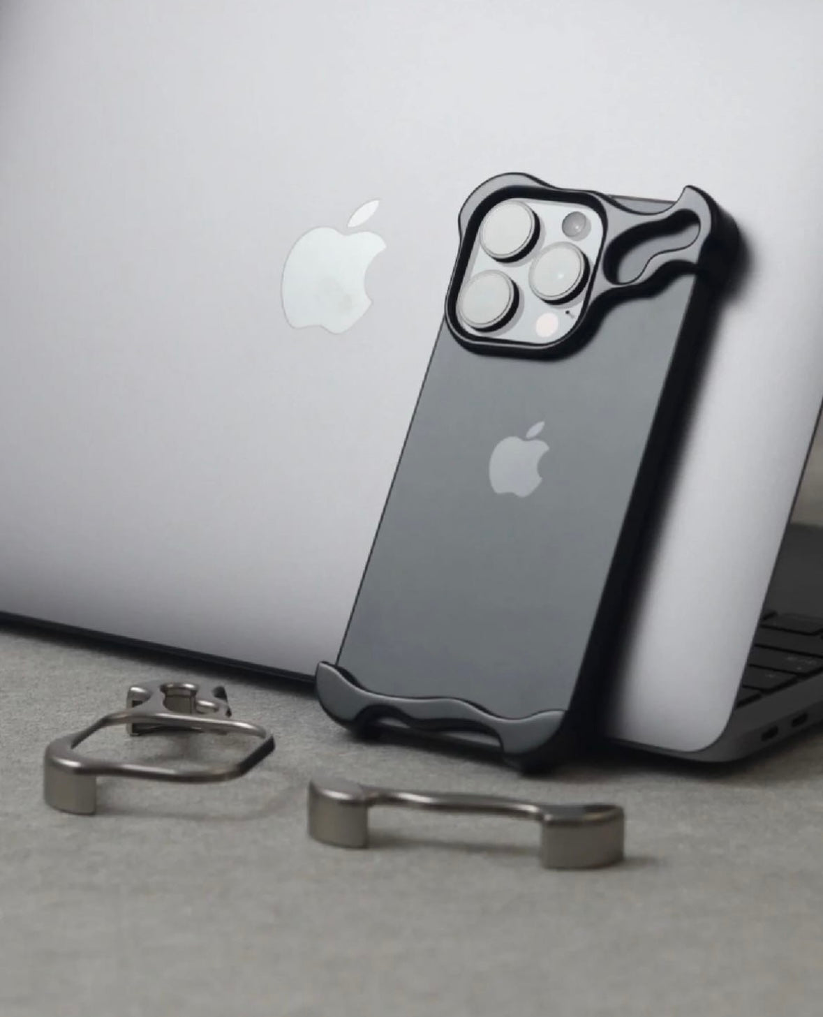 iPhone Unique And Stylish Brackets For Corners with Camera Lens