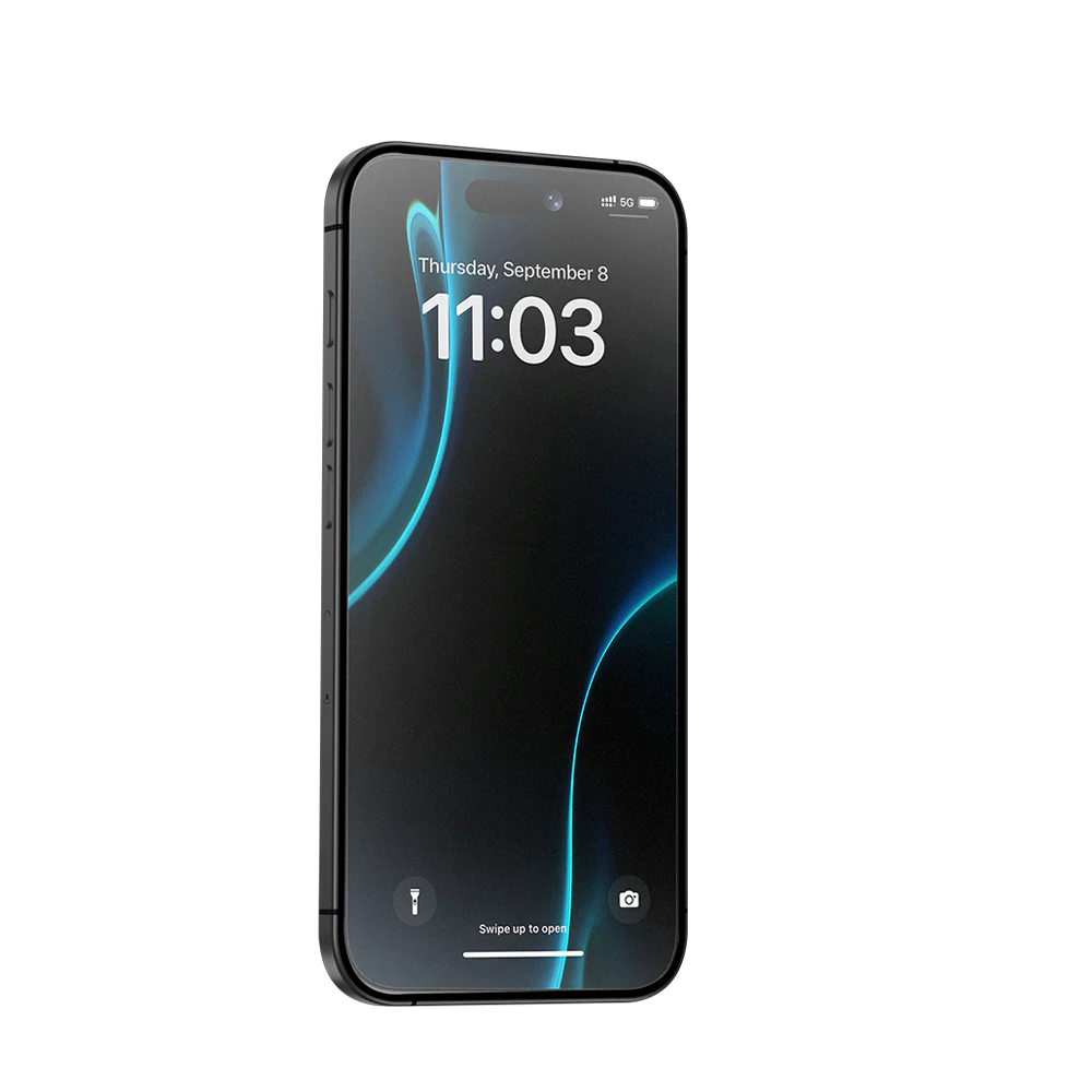 For iPhone Matte Tempered Glass Screen Protector (2Pcs), Anti-Glare, Scratch Resistance