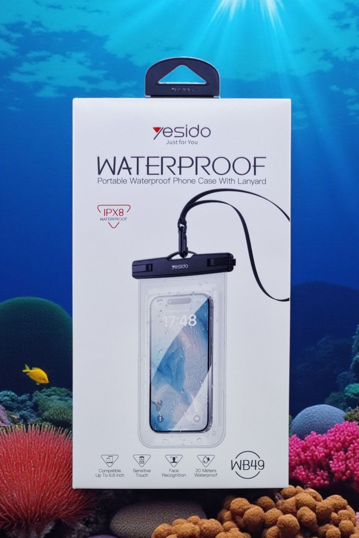 Yesido WB50 IPX8 Waterproof Phone Case 30m
