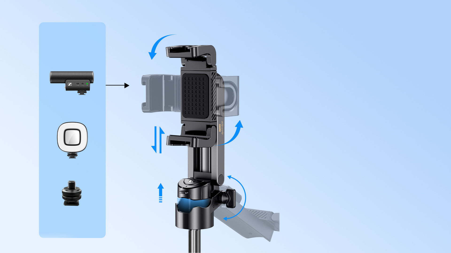 Mini Pocket Selfie Stick Tripod With Bluetooth Remote 360 Rotation“ Premium Quality, Stylish & Durable Protective Case