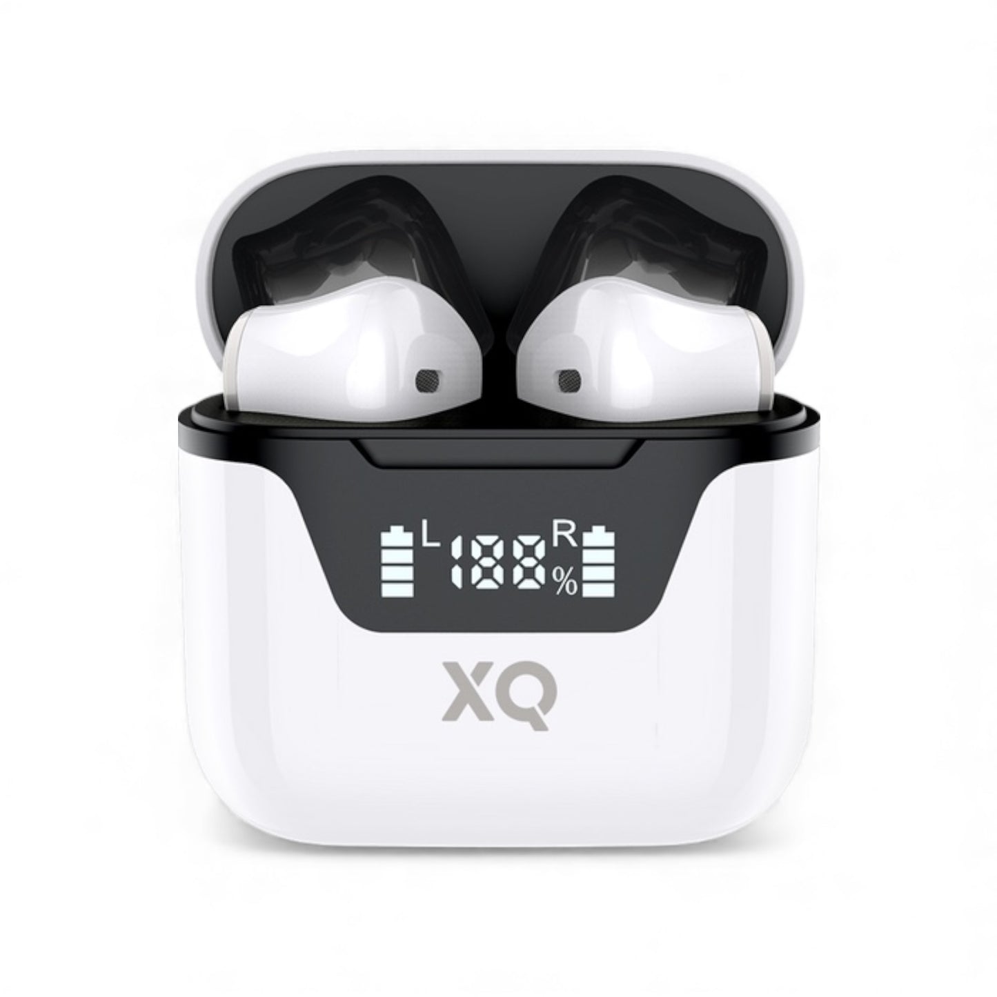 XQ Wireless Earphones, Bluetooth 5.1, LED Display, Clear Sound Built-In Microphone