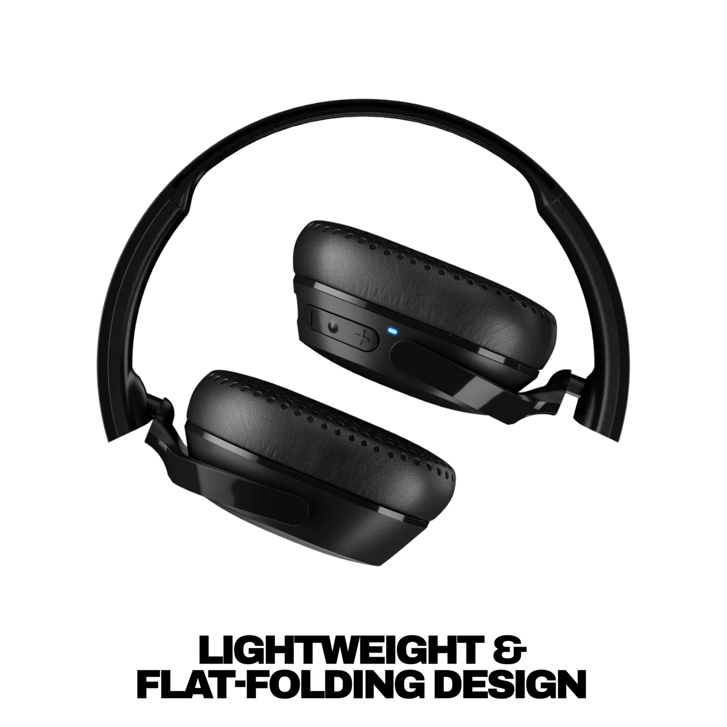 Skullcandy Riff 2 Wireless On-Ear Headphones - Black - 34hr Battery - Tile - MIC