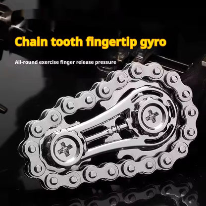 Metal Fidget Spinner Gear For Fun, Relief Anxiety, Release Stress, Gaming & more Small Christmas Gift