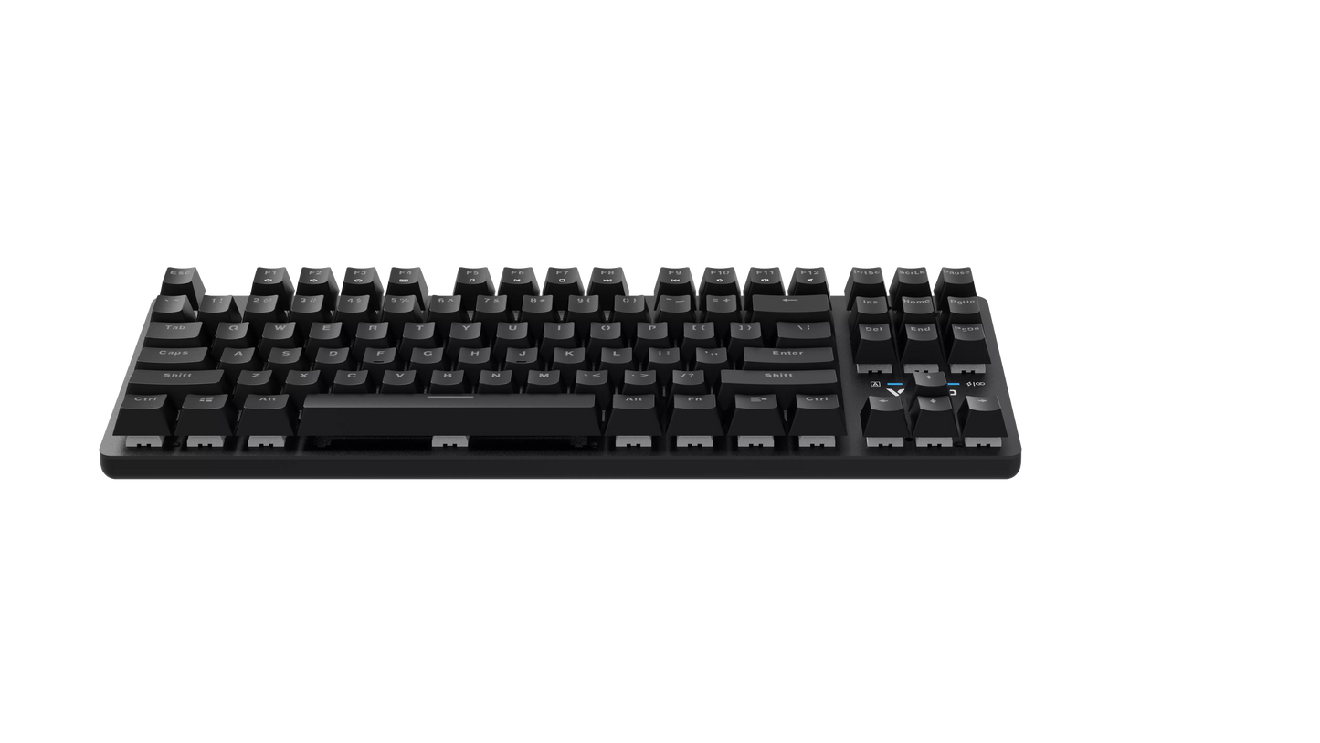 Rapoo V500PRO 2.4 TKL Wireless & Wired Mechanical Gaming Keyboard – 87-Key Compact, 120h Battery, Brown Switches