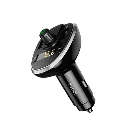 Bluetooth FM Transmitter Car Charger with Dual USB and TF Card Support