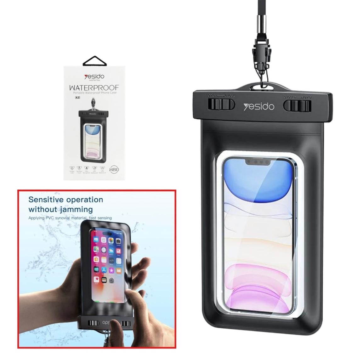 Yesido IPX8 Waterproof Phone Cover