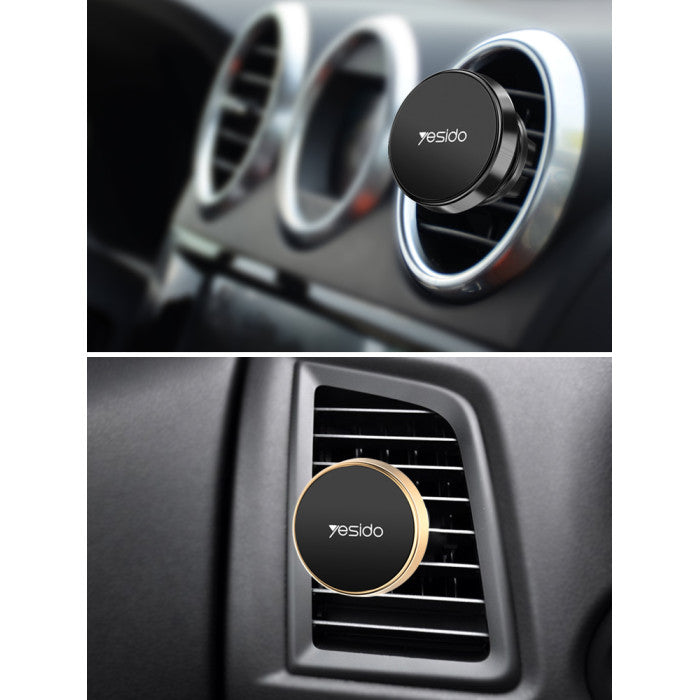 UK Free Postage Yesido Car Magnetic Phone Holder – Stong Grip Hold | Air Vent Mount C57
