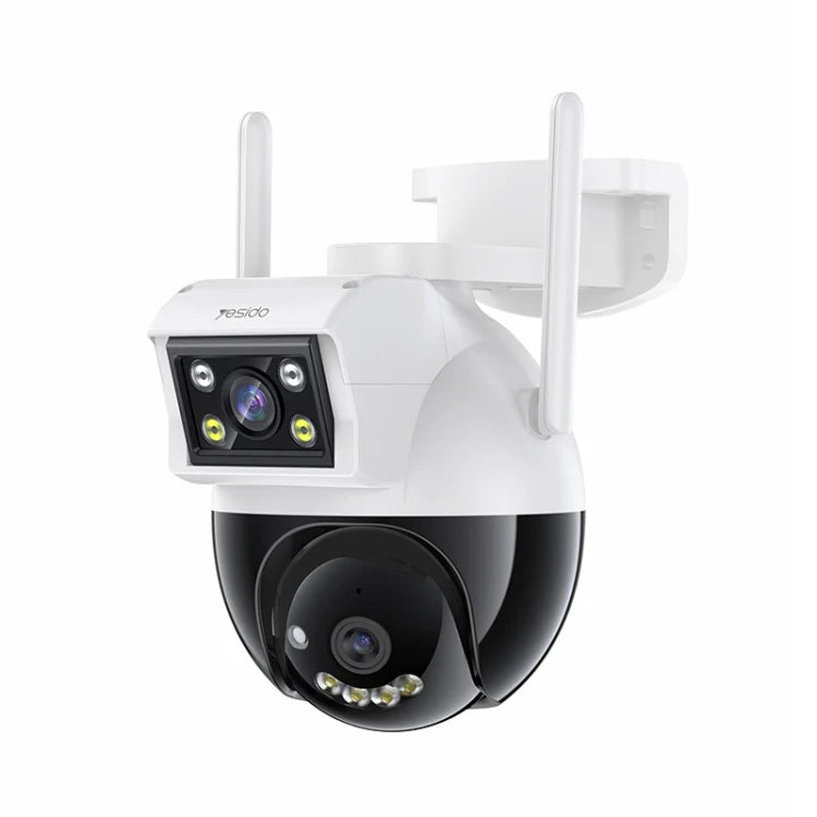 Yesido KM12 Dual-Lens Smart Security Camera: 4MP 360° Panoramic WiFi Surveillance with Full-Color Night Vision Indoor / Sheltered Outdoor