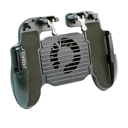 BG3 Mobile Game Controller with Cooling Fan, GamePad, Trigger Buttons For Shooting Universal High Sensitivity