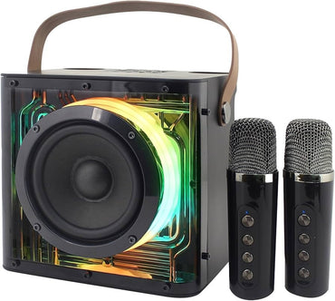 HAVIT SK822BT KARAOKE Bluetooth Speaker With Dual Wireless Microphone, RGB Light