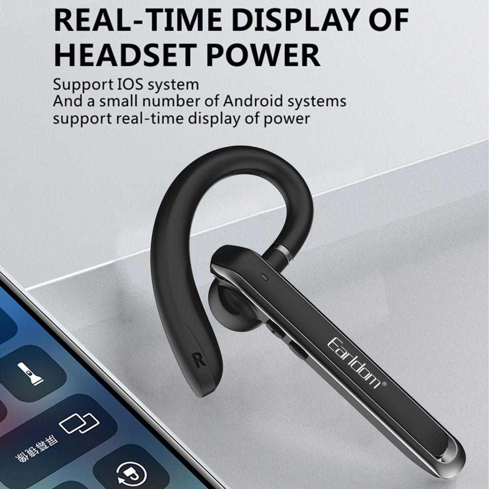 Bluetooth earphone Earldom ET-BH65, Handsfree, Black, Single