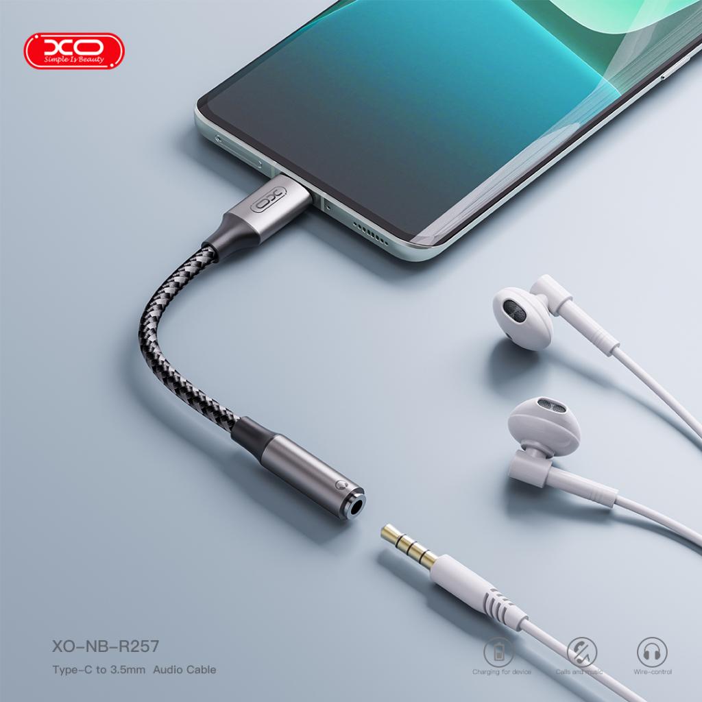 XO R258C USB-C to 3.5mm Aux Female Audio Jack Adapter