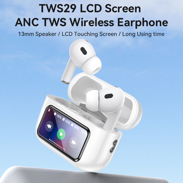 Tws Bluetooth Earbuds With Anc Enc Lcd Display 13Mm Drivers Usb C“ Premium Quality, Stylish & Durable Protective Case