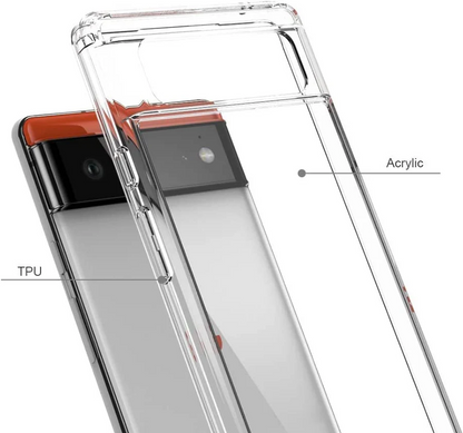 Gorilla Shock Clear Case For Google Pixel Proof 2mm Thickness Phone Back Cover