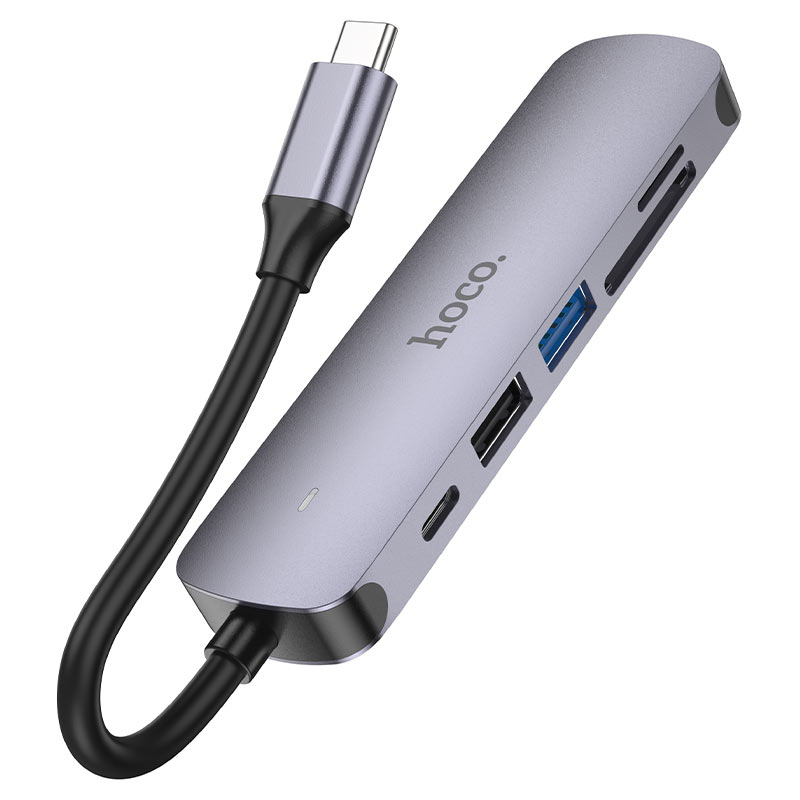 Type C HUB to 4K HDMI, USB2.0, USB3.0, Card Reader & Type C Multifunction Drive, support Charging Super Fast Data Transfer Device For Macbook & other Laptops