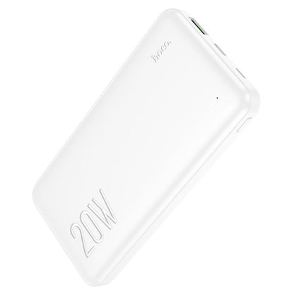 HOCO J87 Tacker 10000mAh Power Bank – PD20W + QC3.0 Fast Charging, USB-A & Type-C Outputs, LED Indicator